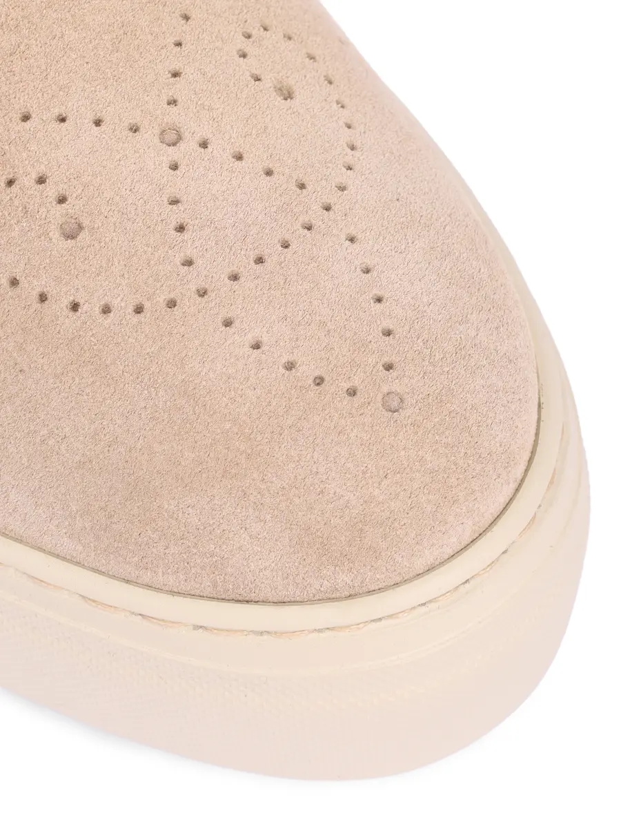 Ботинки замшевые на меху