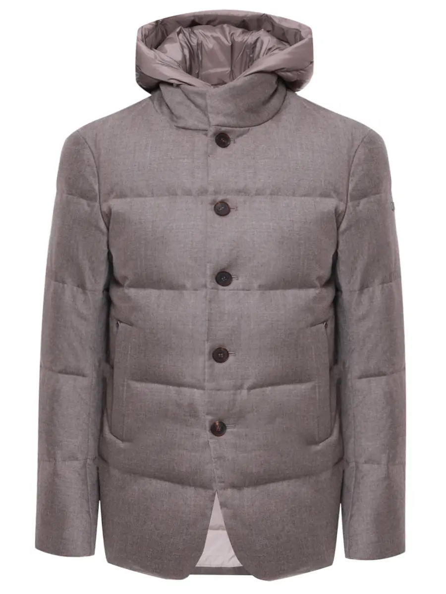 Пуховик стеганый