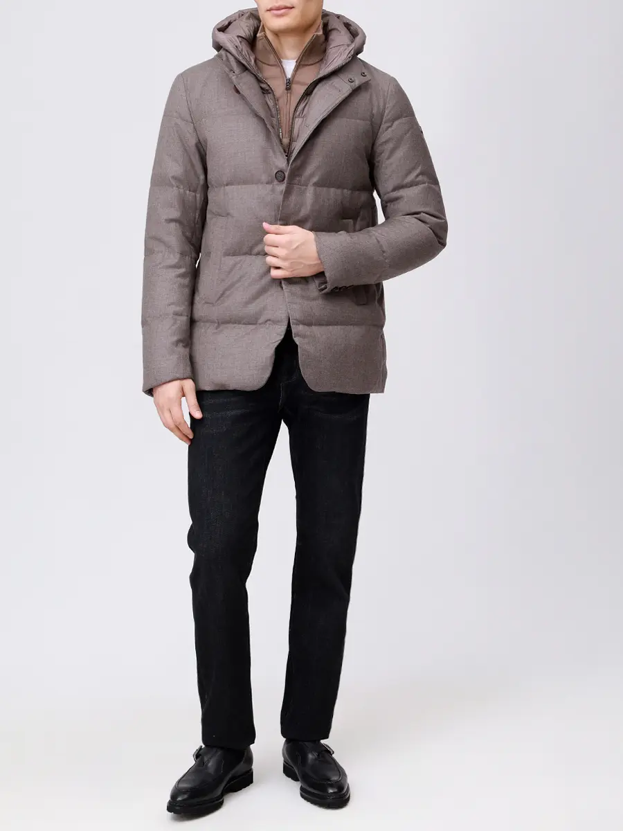 Пуховик стеганый