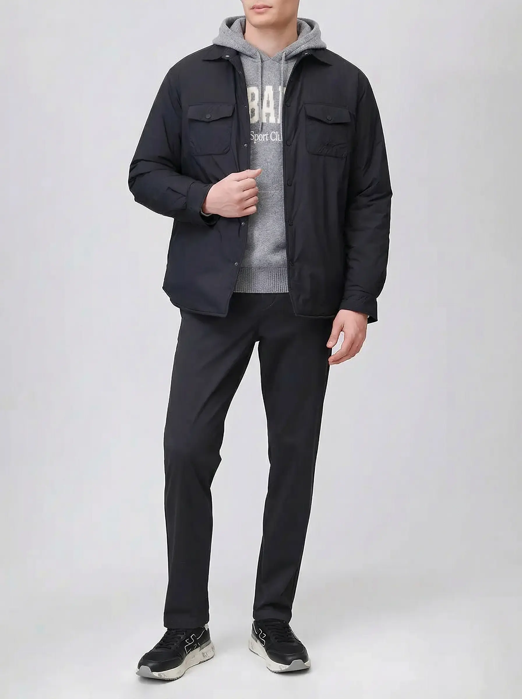 Худи из шерсти и вискозы