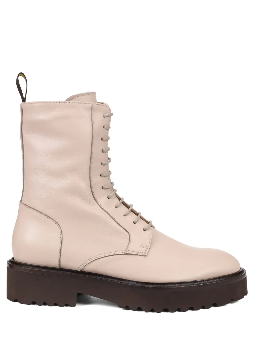 Ботинки кожаные на меху