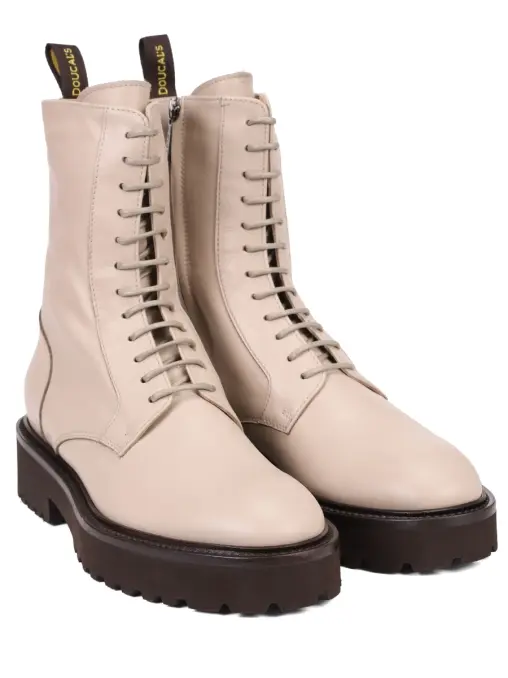 Ботинки кожаные на меху DOUCAL`S