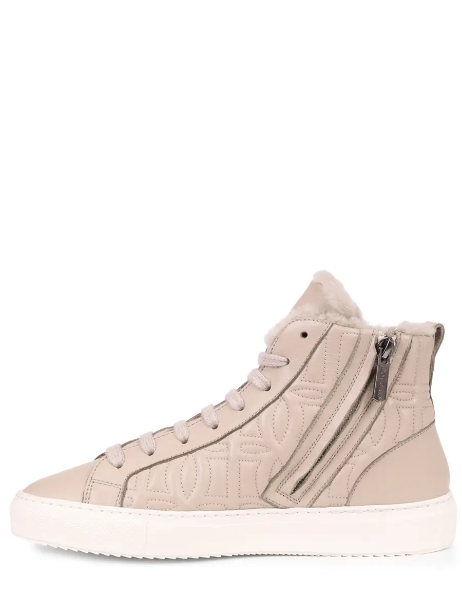 Кеды кожаные на меху