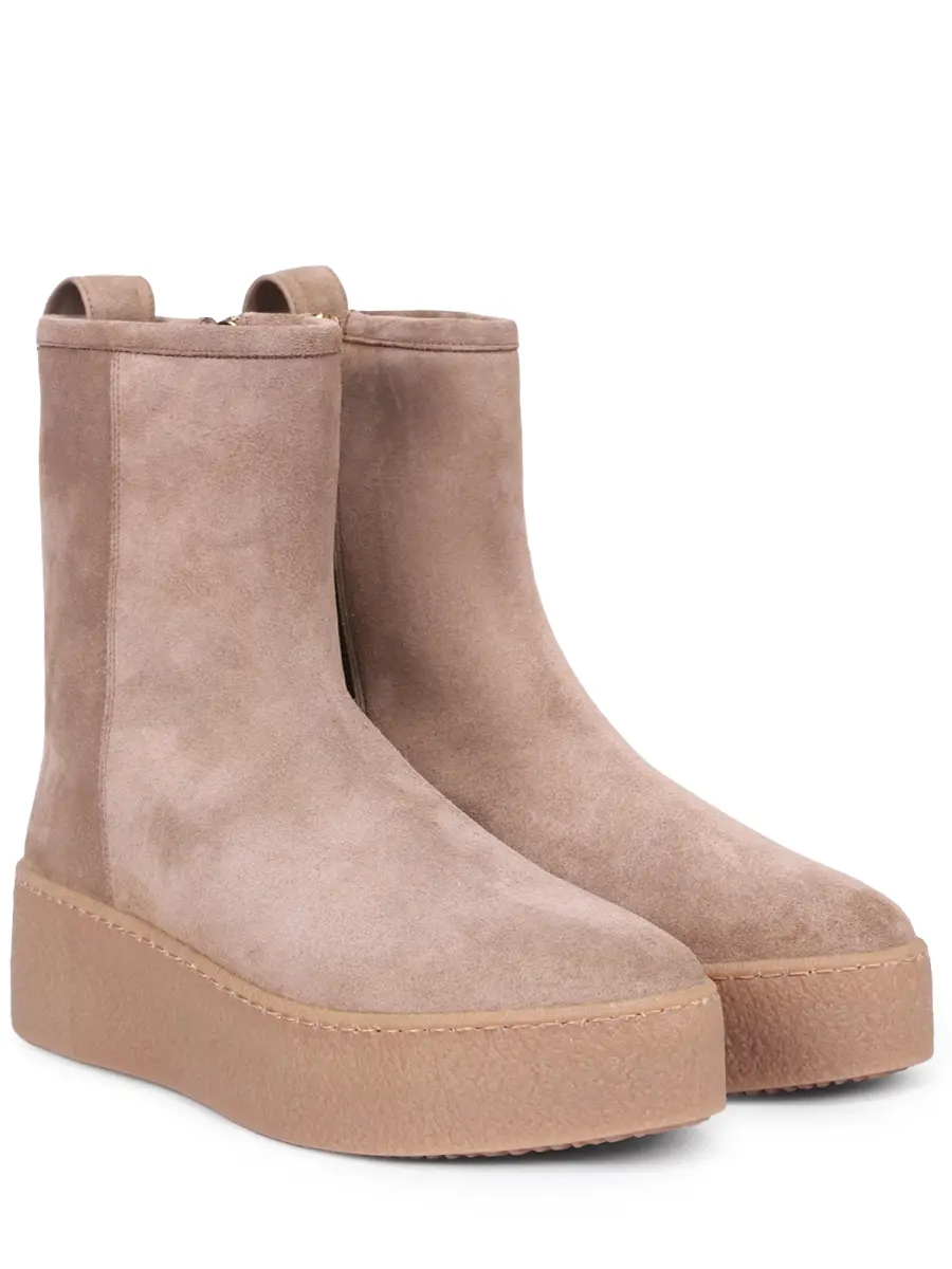 Ботинки замшевые