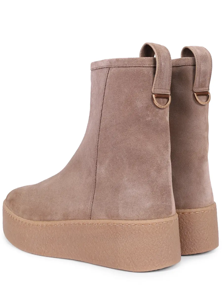 Ботинки замшевые