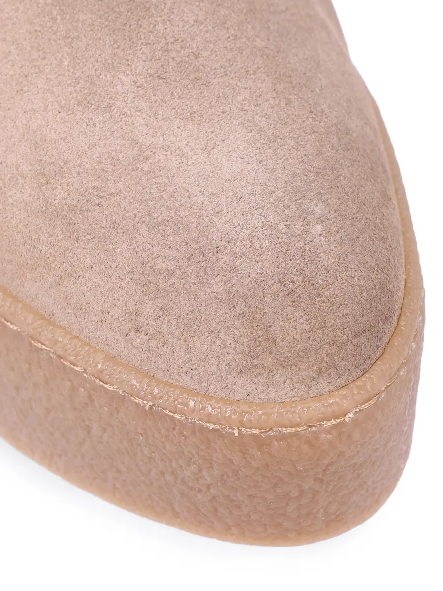 Ботинки замшевые