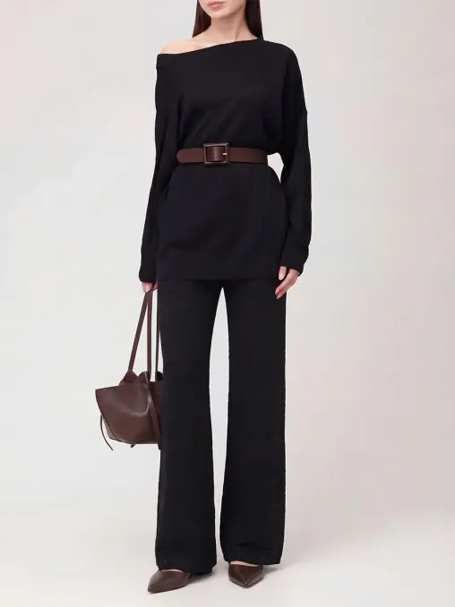 Брюки из вискозы и шерсти MISSONI