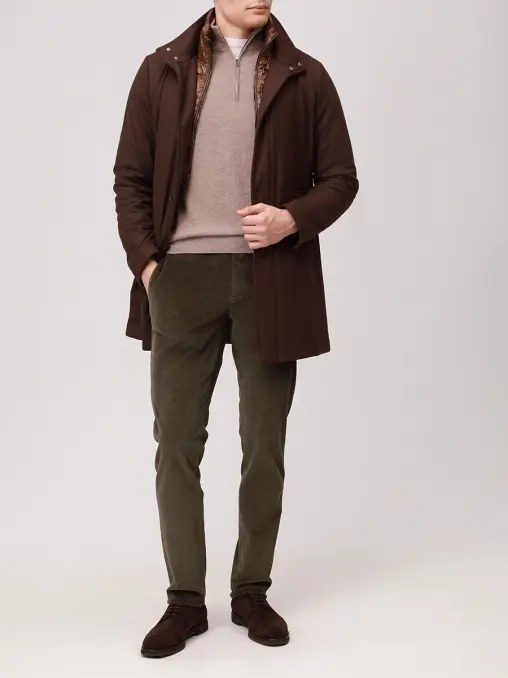 Брюки Regular Fit вельветовые CANALI