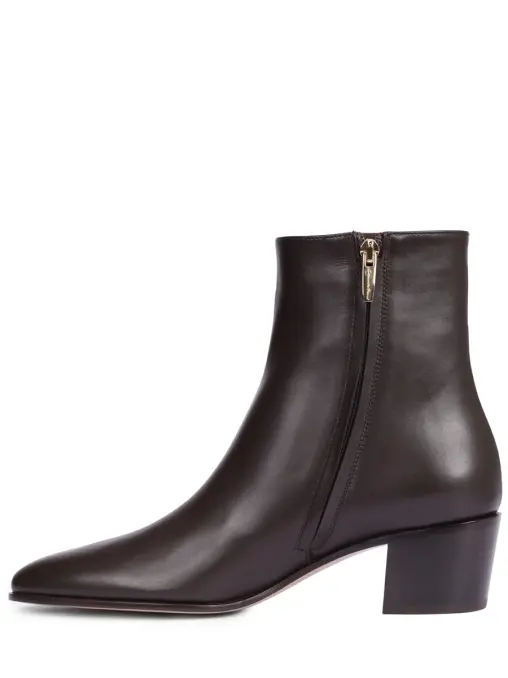 Ботильоны кожаные Spencer GIANVITO ROSSI