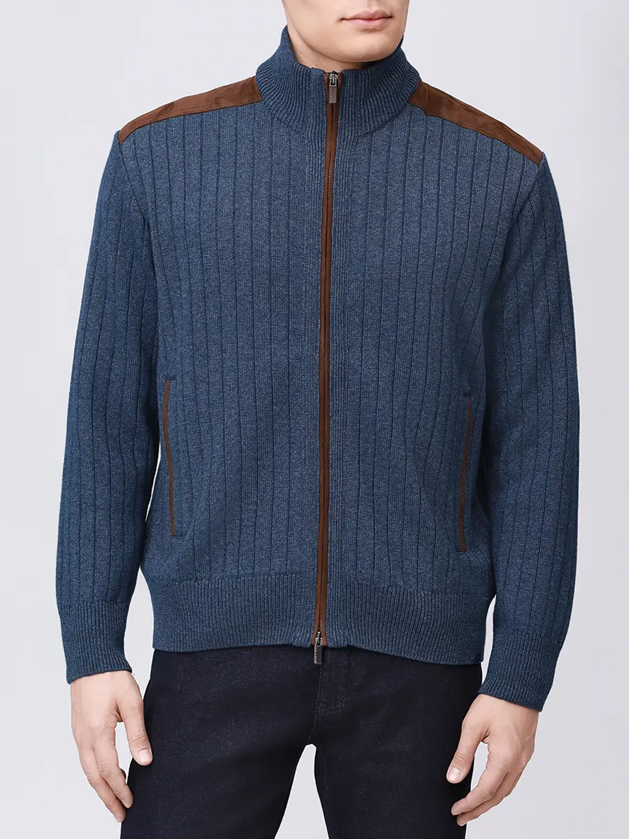 Кардиган из шерсти и вискозы