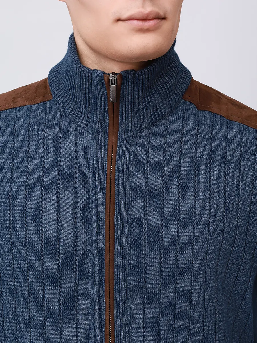 Кардиган из шерсти и вискозы