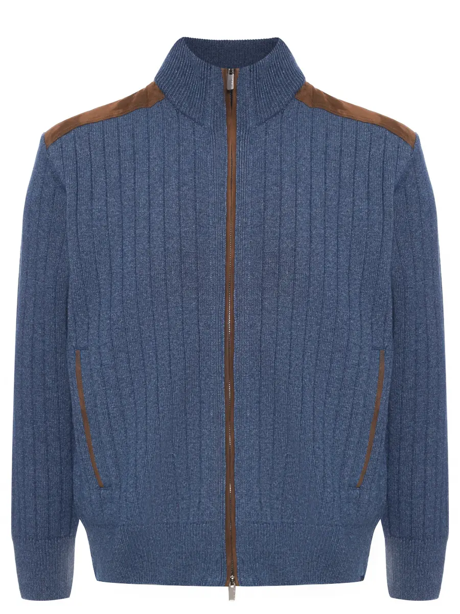 Кардиган из шерсти и вискозы