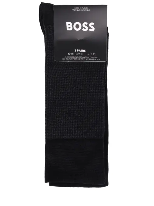 Набор из двух пар хлопковых носков BOSS
