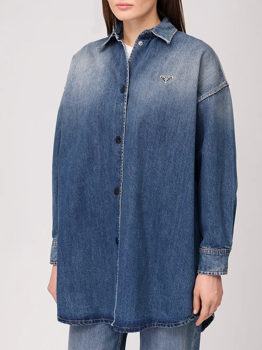 Рубашка джинсовая