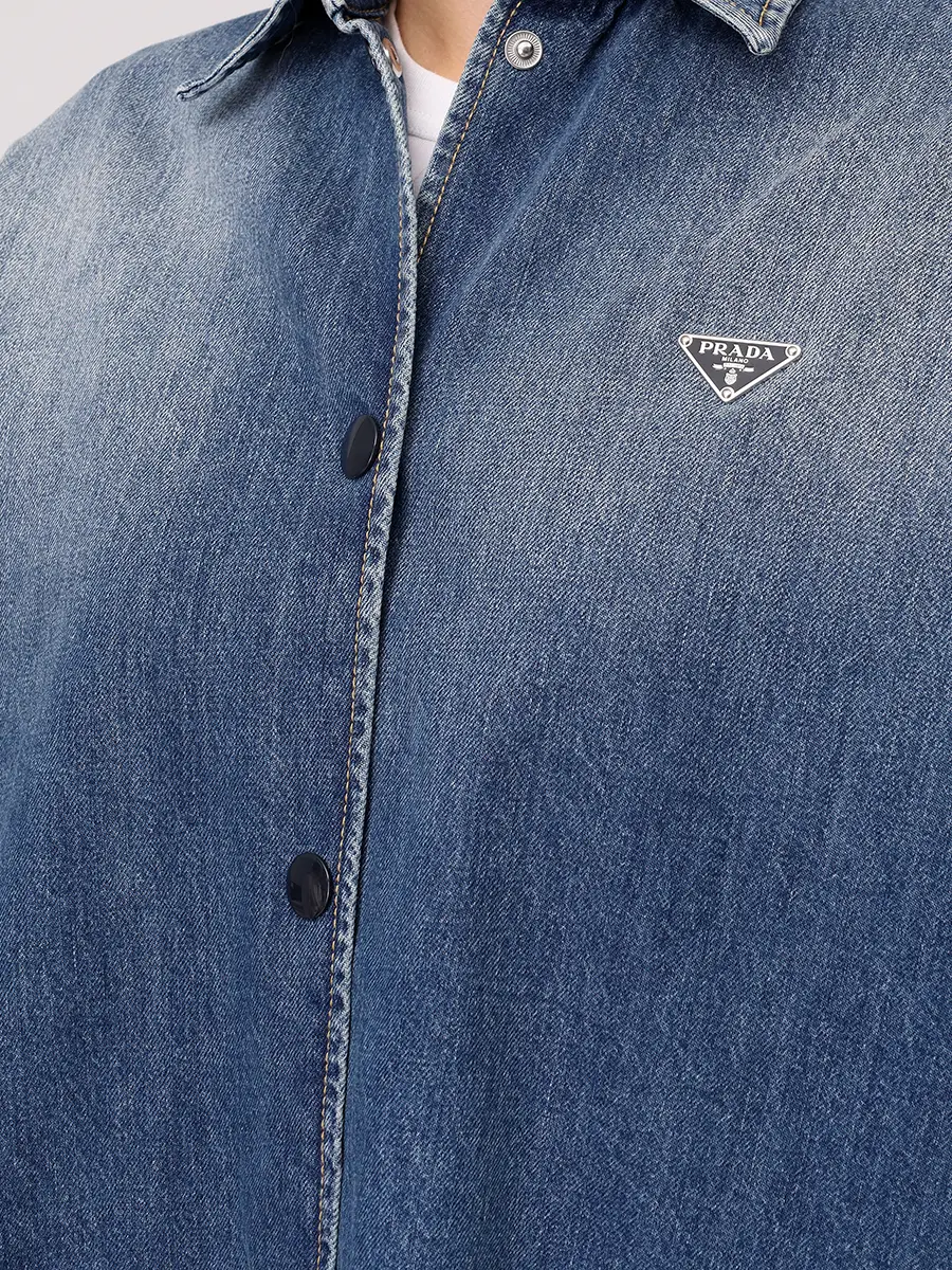 Рубашка джинсовая