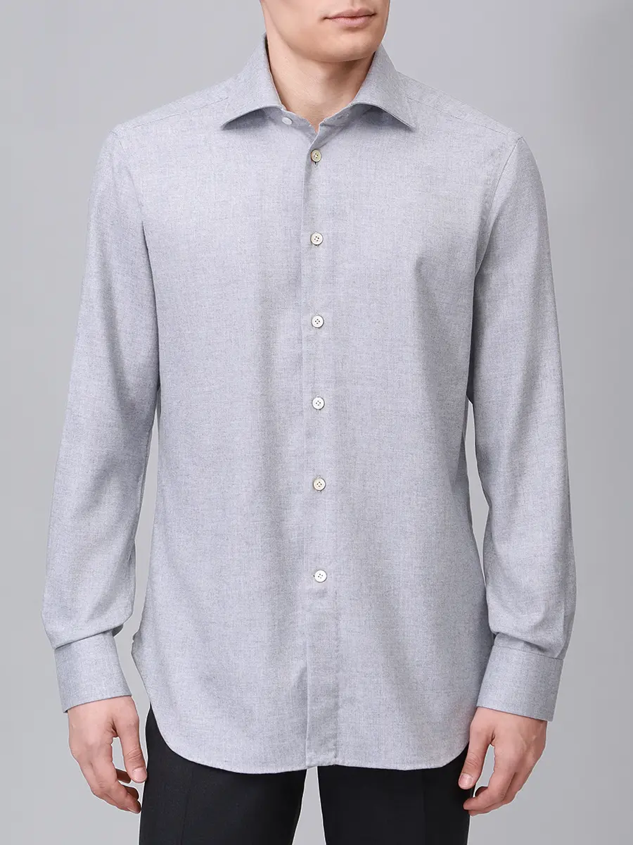 Рубашка Slim Fit из хлопка и лиоцелла