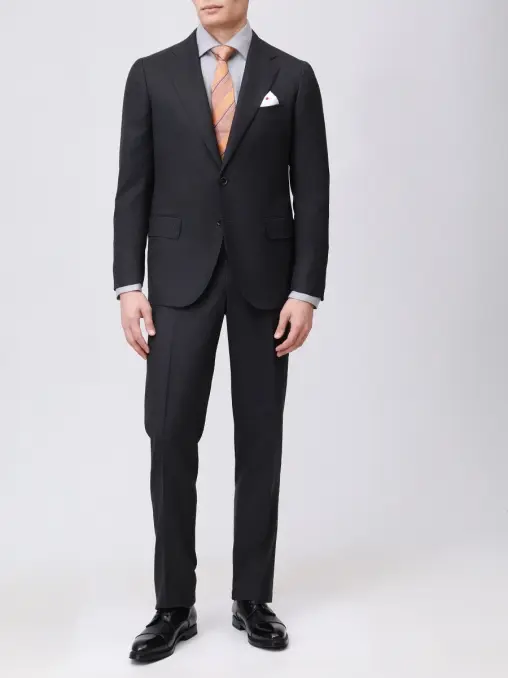 Рубашка Slim Fit из хлопка и лиоцелла KITON