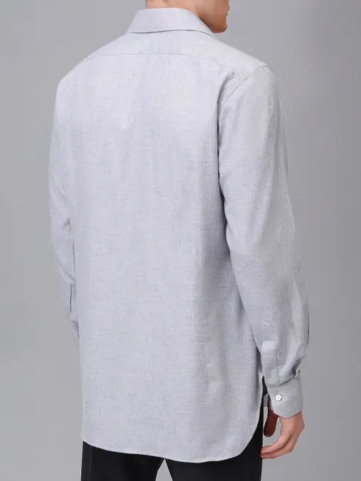 Рубашка Slim Fit из хлопка и лиоцелла KITON