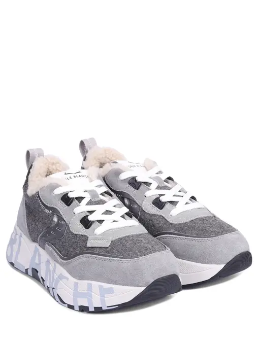 Кроссовки комбинированные на меху VOILE BLANCHE