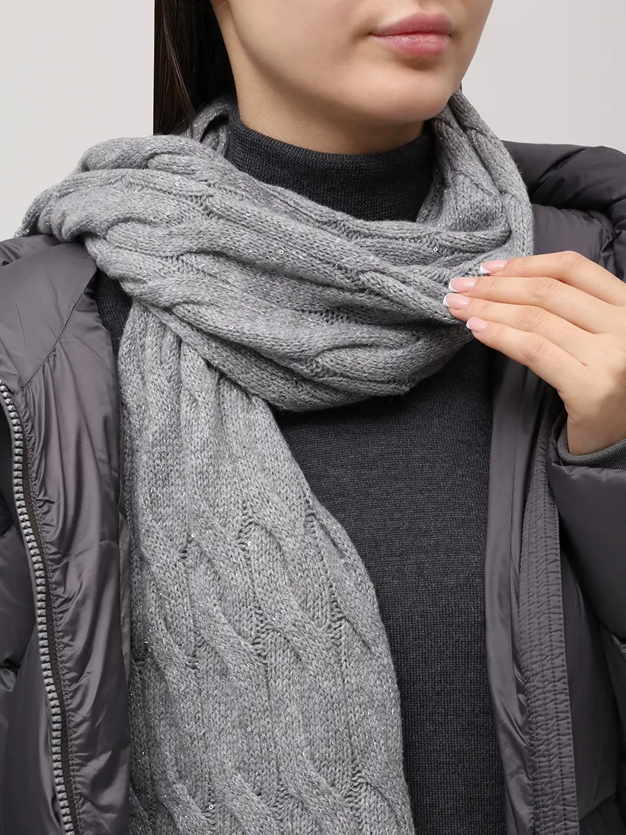 Шарф из шерсти и кашемира