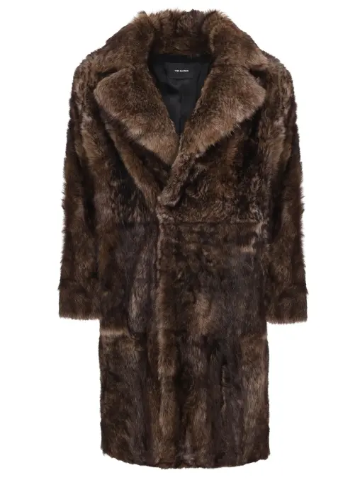 Пальто из овчины YVES SALOMON