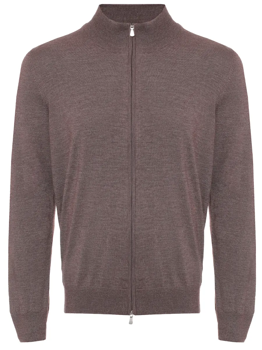 Кардиган из шерсти и шелка