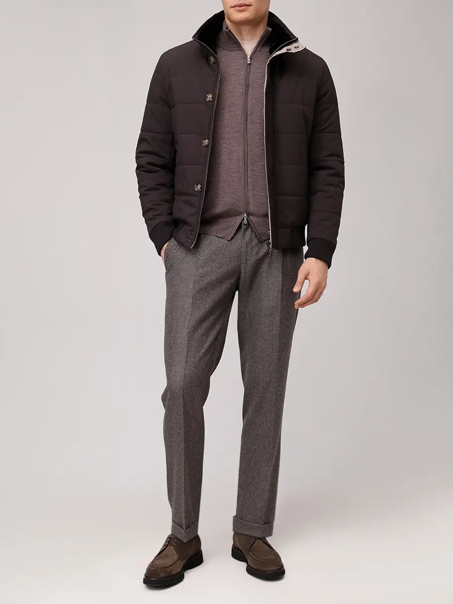 Кардиган из шерсти и шелка