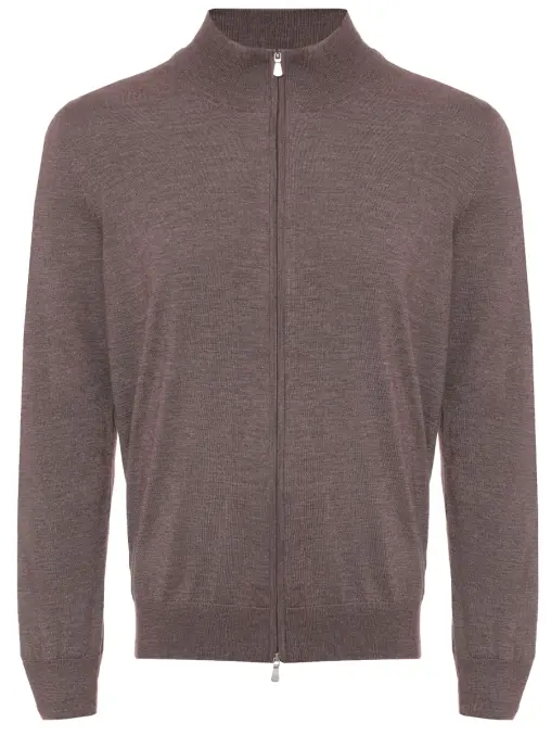 Кардиган из шерсти и шелка BARBA NAPOLI