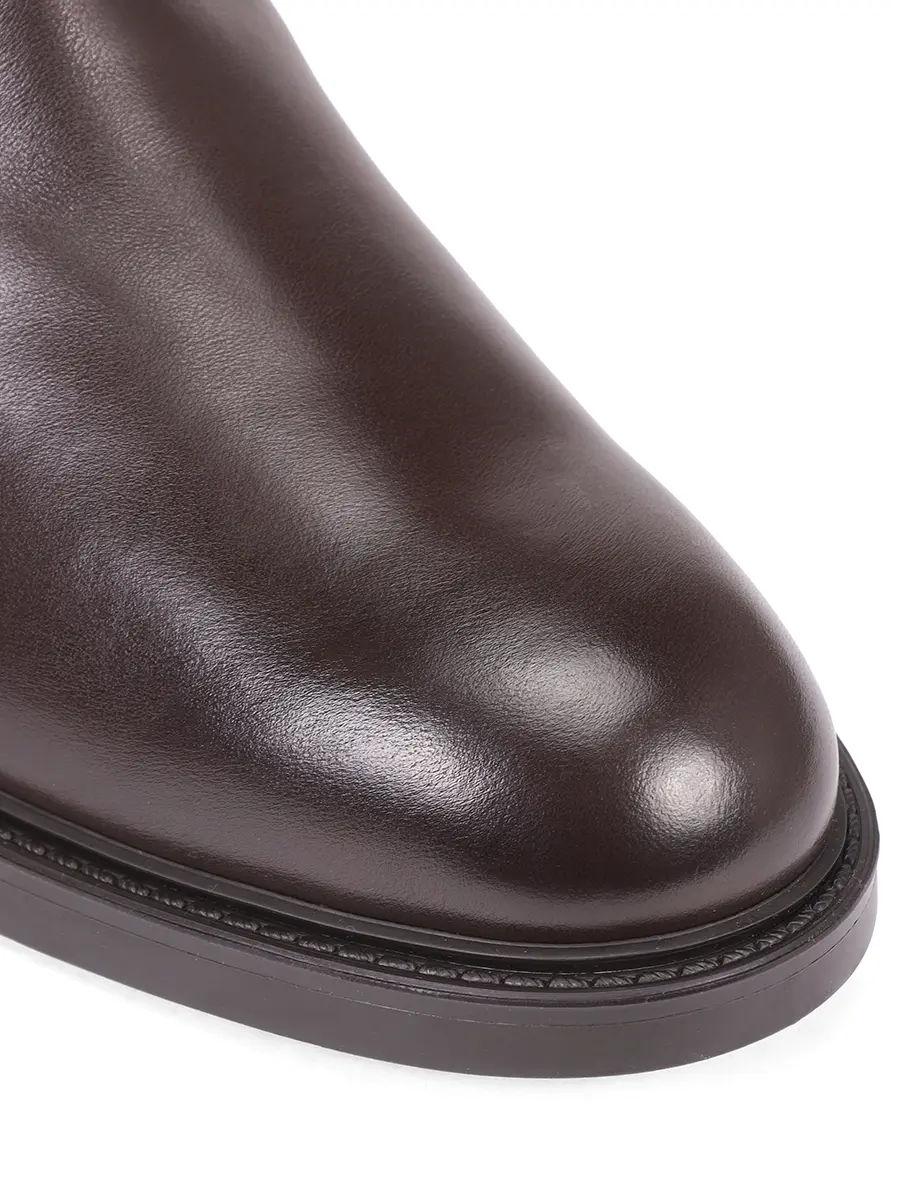 Сапоги кожаные