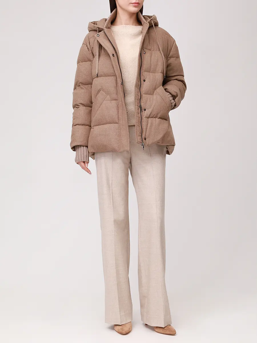 Пуховик стеганый