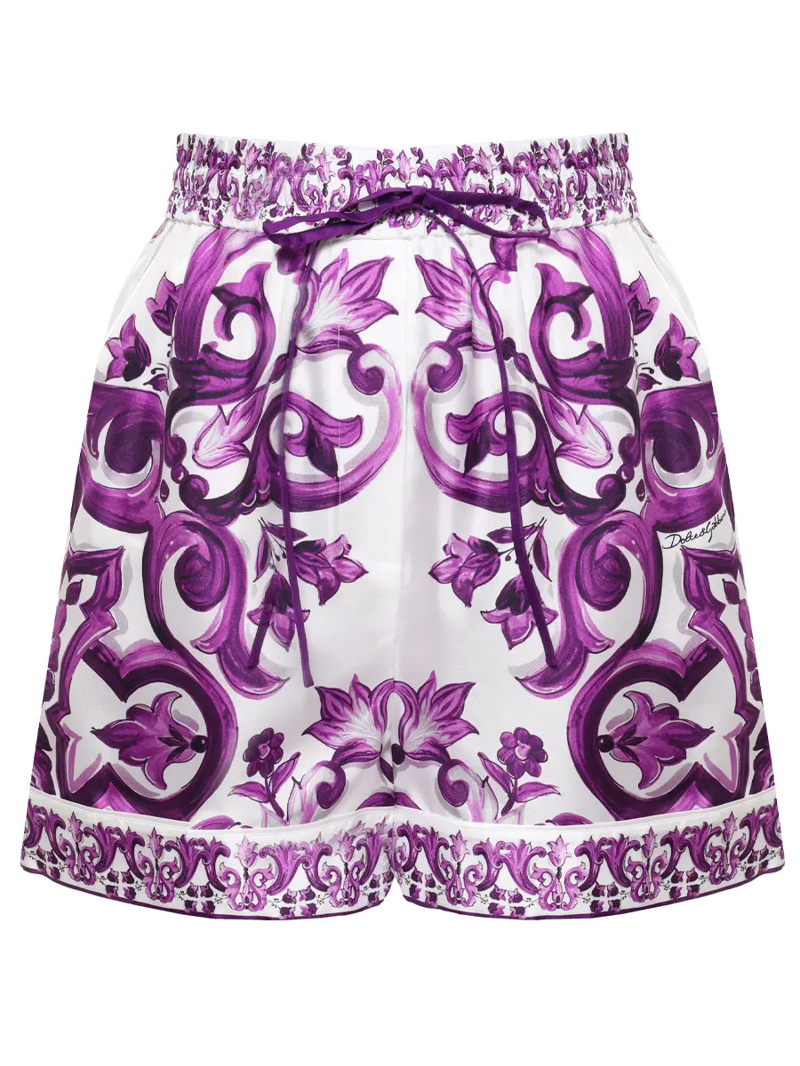 Шорты шелковые