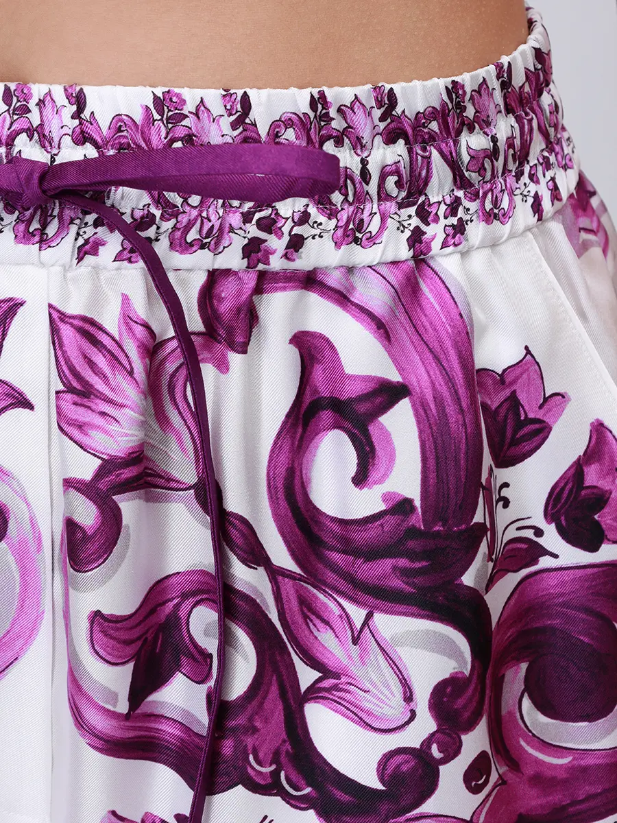 Шорты шелковые