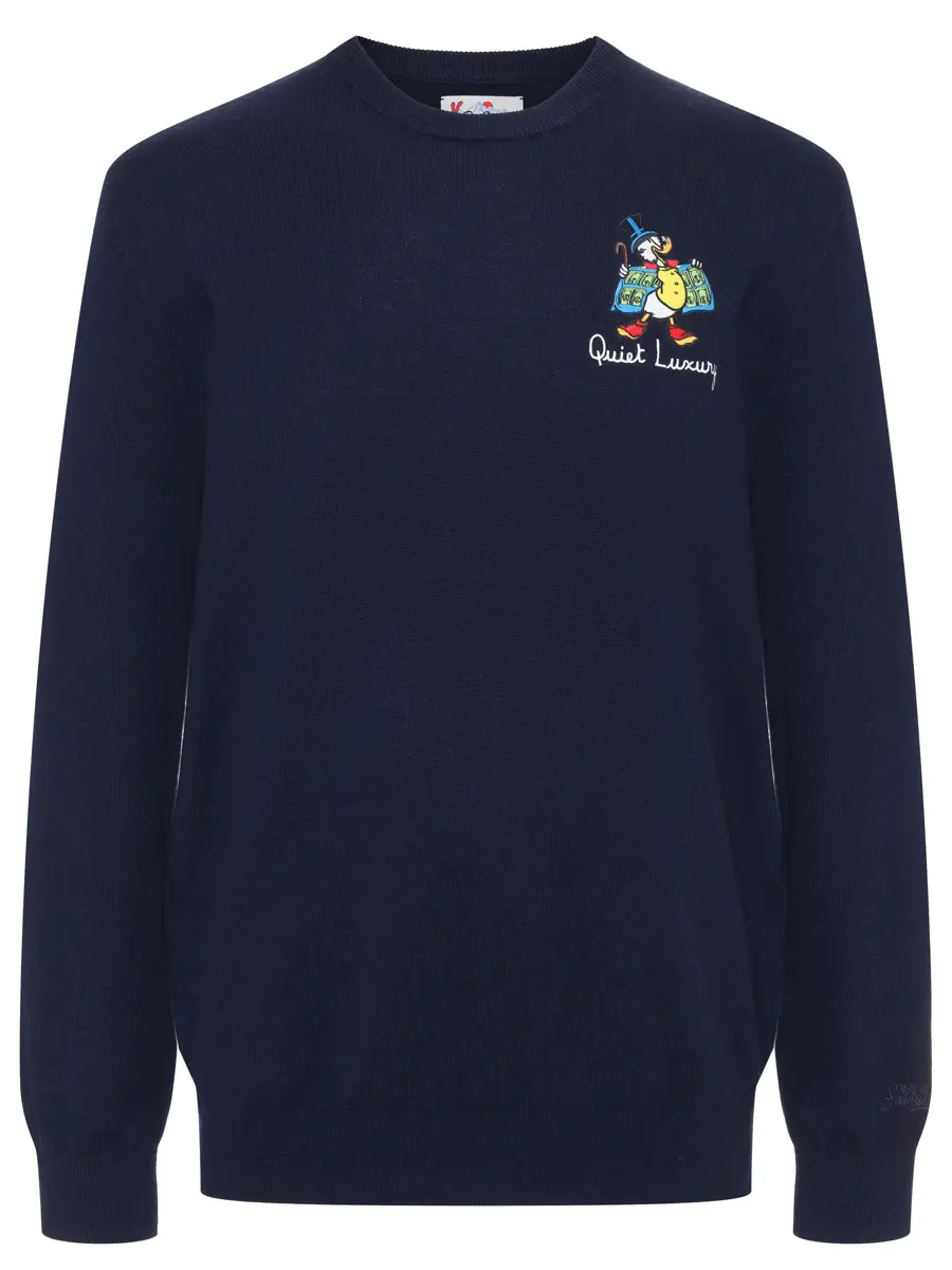 Джемпер из шерсти и вискозы