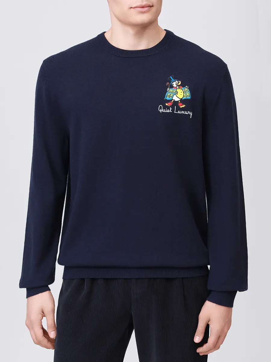 Джемпер из шерсти и вискозы