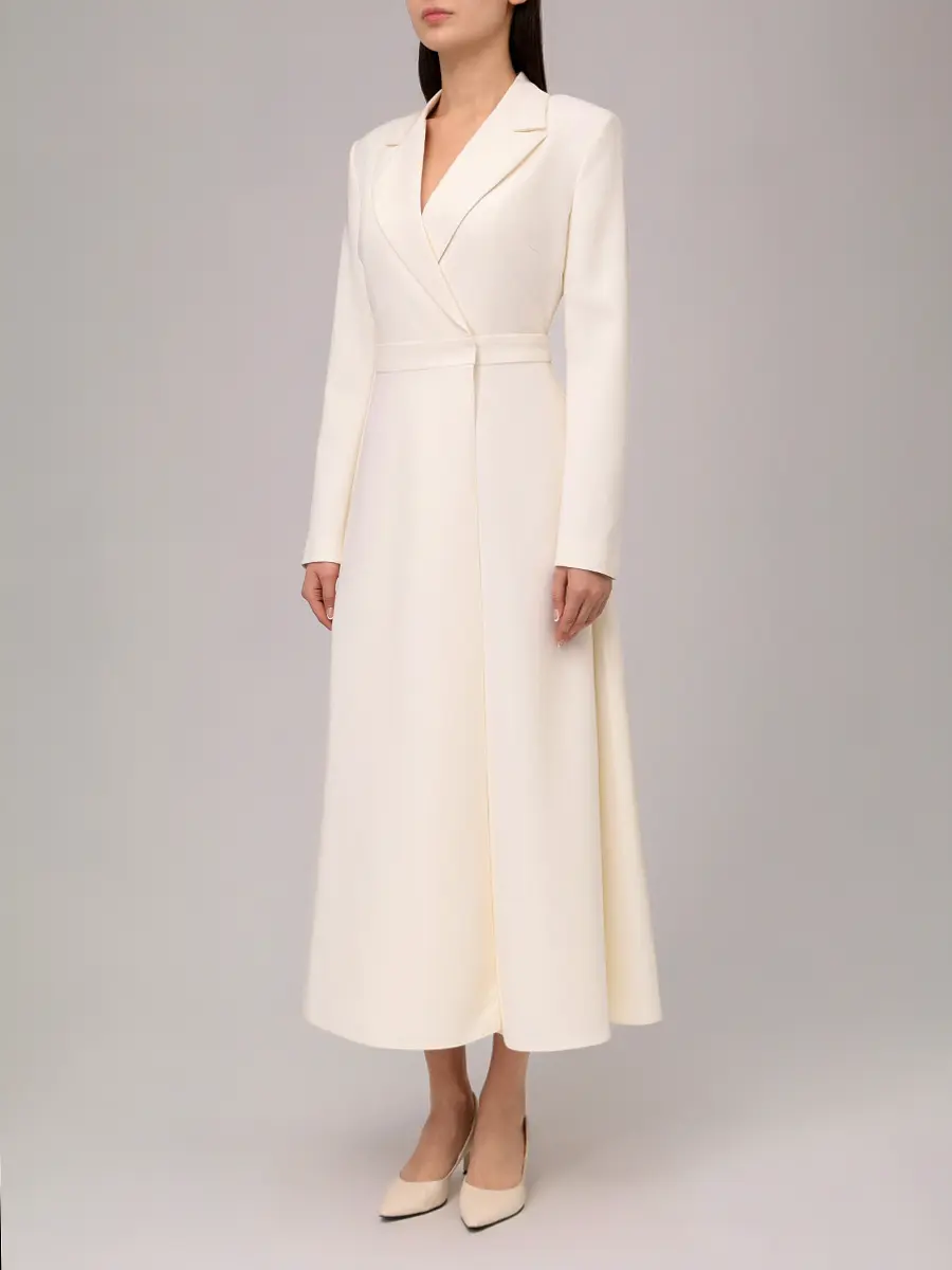 Платье однотонное