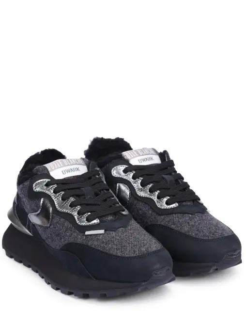 Кроссовки комбинированные на меху VOILE BLANCHE