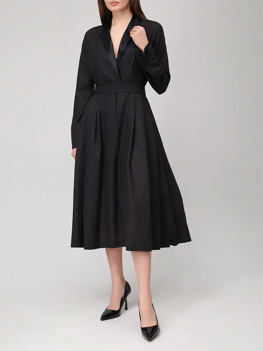 Платье шерстяное