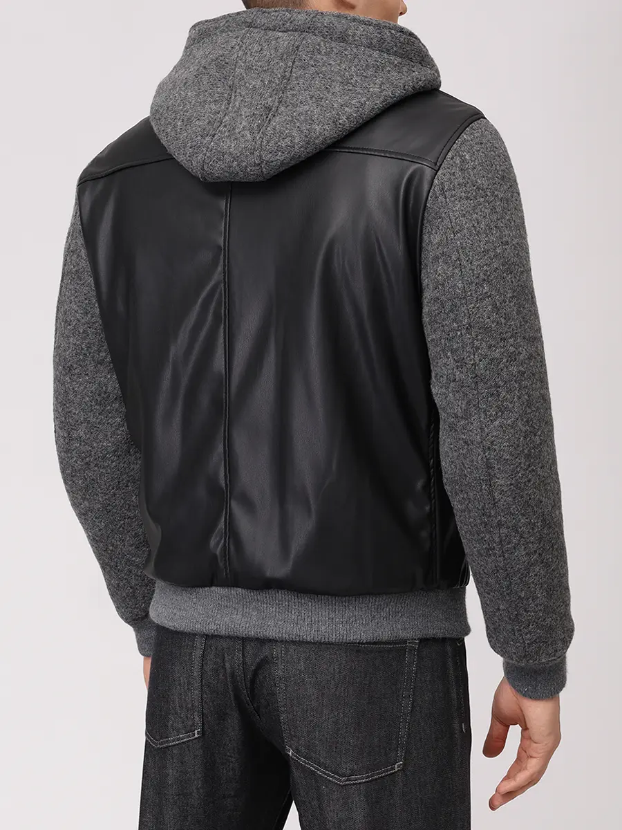 Бомбер комбинированный