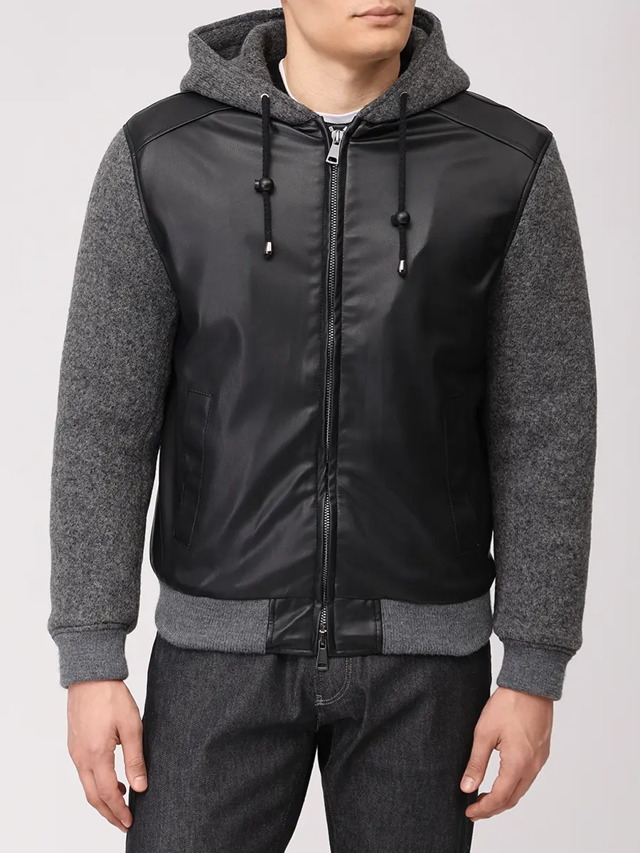 Бомбер комбинированный