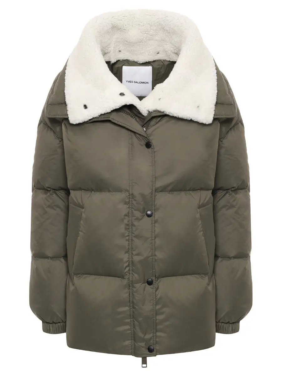 Пуховик стеганый