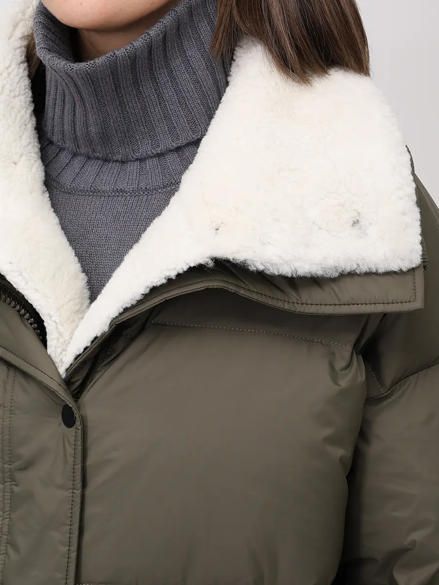 Пуховик стеганый