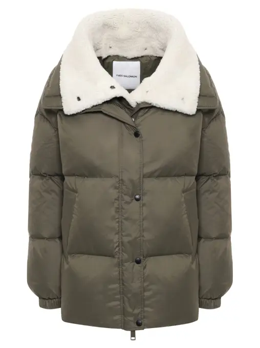 Пуховик стеганый YVES SALOMON