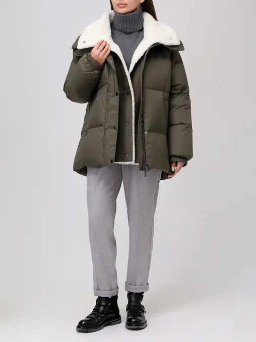 Пуховик стеганый YVES SALOMON