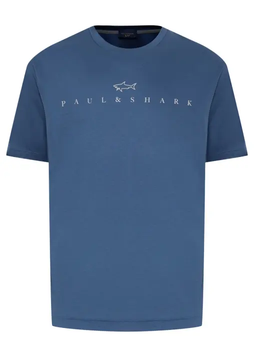 Футболка из хлопка и лиоцелла PAUL & SHARK