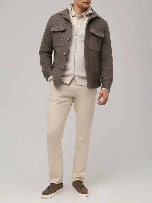 Кардиган из хлопка и шерсти BOSS