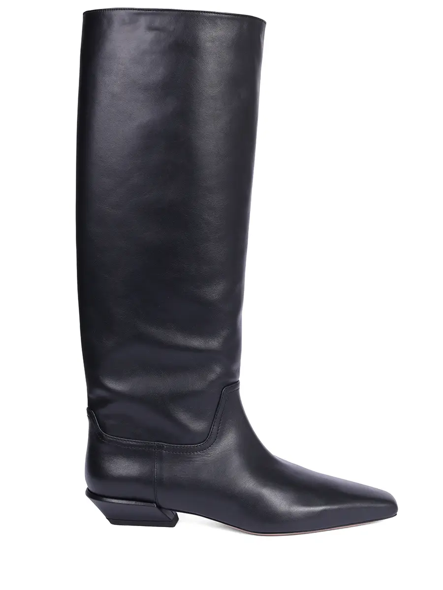 Сапоги кожаные