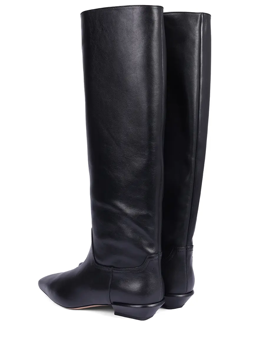 Сапоги кожаные