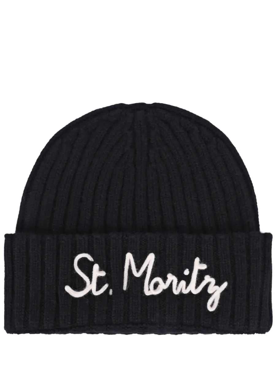 Шапка из шерсти и вискозы