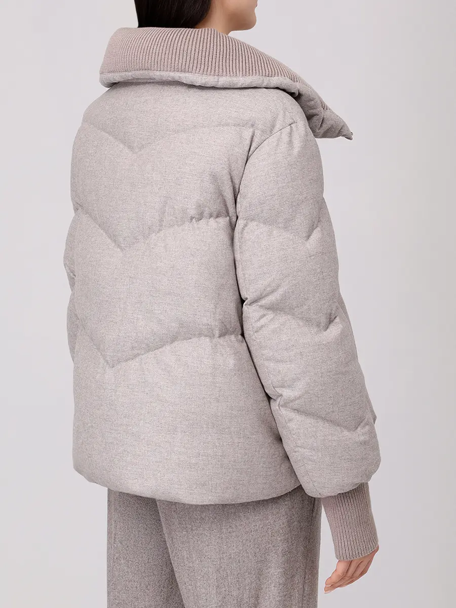 Пуховик стеганый