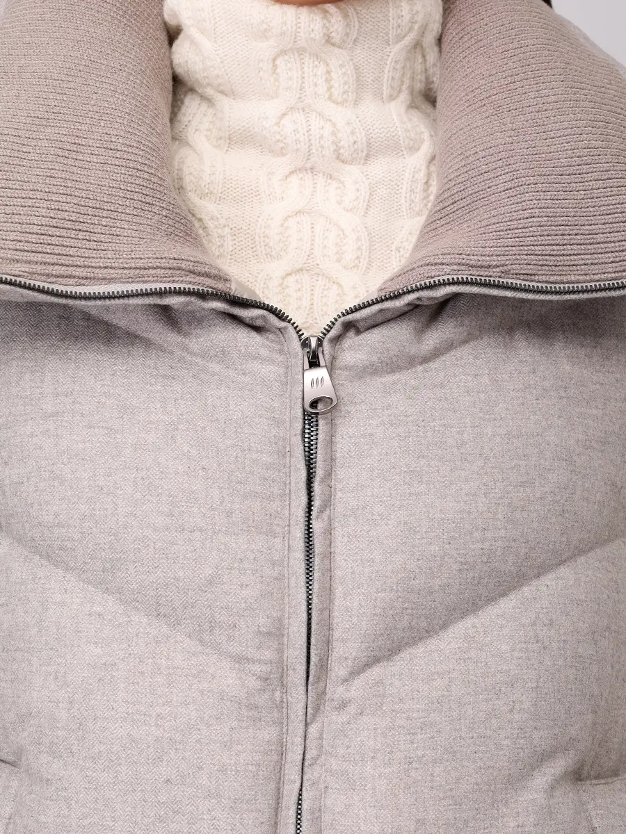 Пуховик стеганый